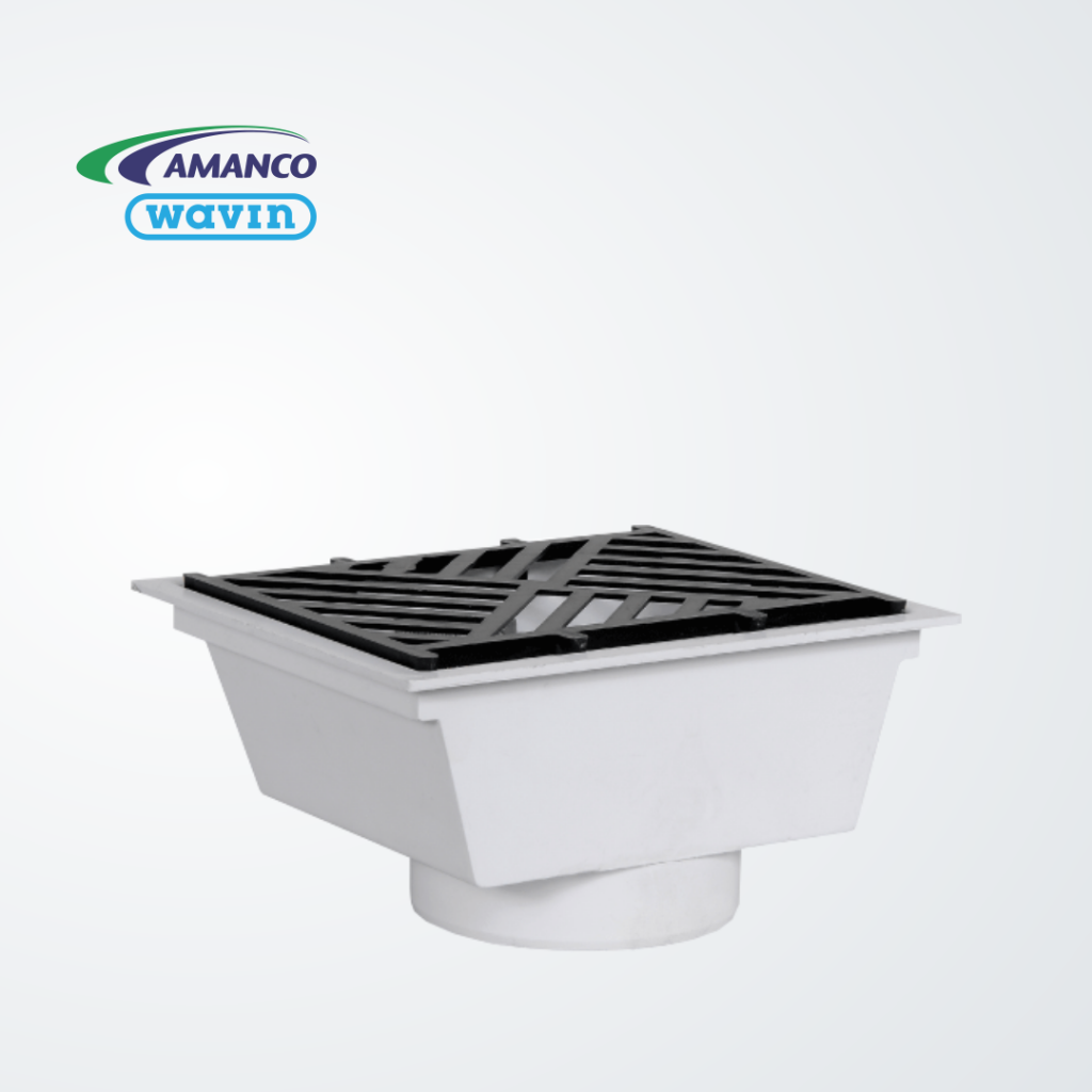 Embudo desagüe frontal PVC -Nivel 1 – Azsanitarios